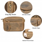 Preview: Leder Handgelenktasche für Unisex aus Rindleder 23- (147A) Herrentasche echtes Leder Tasche Bag Neu